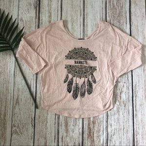 Namaste Pink Top Juniors Small